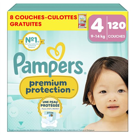 Pampers Premium Protection Taille 4