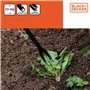 BLACK+DECKER Desherbant Télescopique - Manche Télescopique 77-112 CM - Arracheur de Mauvaises Herbes avec Manche - Outillage de