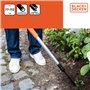 BLACK+DECKER Desherbant Télescopique - Manche Télescopique 77-112 CM - Arracheur de Mauvaises Herbes avec Manche - Outillage de