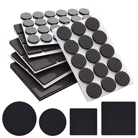 Youery 156 pcs Tapis de pieds de meubles antidérapants légers