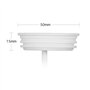 HCFEI Lot de 3 modules LED 230V 3W pour spot encastrable MR16 Blanc chaud Remplacement GU10 Ø 50 mm 120°Angle d'éclairage