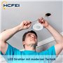 HCFEI - IP44 Dimmable LED Spot Encastrable Blanc | Aussi pour Salle de Bains | 5W 230V | Lot de 3 Spots | Blanc Chaud
