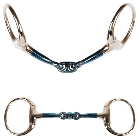 Harry's Horse Mors à tête d'olive Sweet Iron Double cassé 13 mm Taille : 13