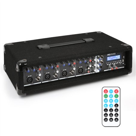 Power Dynamics PDM-C405A Table de Mixage Amplifiée 800 Watts - 4 Canaux