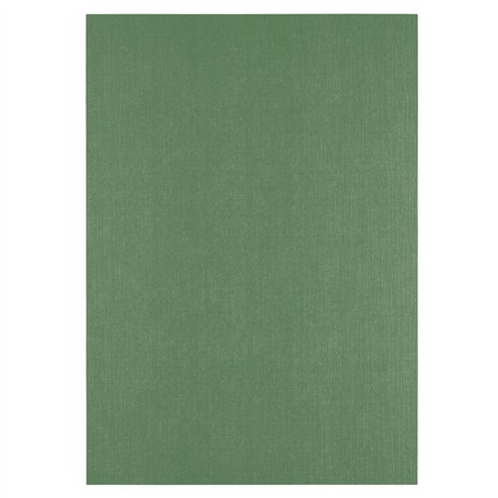 Florence Papier Cartonné en Lin Vert 250 g – Papier Scrapbooking A4 – Pine – Papier Cartonné Couleur – Invitations Élégantes