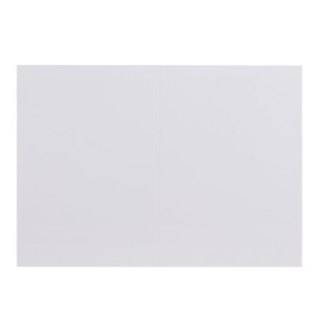 Florence Cartes Pliantes Papier Cartonné - A6 - Blanc - 100 pcs - 300 g/m² - Cartes Vierges pour Invitations