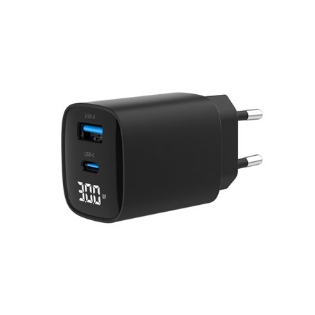 Chargeur mural GEMBIRD TA-UC-PDQC30LCD-BK-01 Noir 30 W