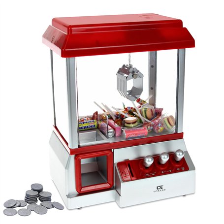 United Entertainment Candy Grabber Machine - Machine à Griffes avec USB et Bouton sonore - Distributeur Automatique de Bonbons p