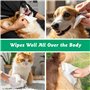 Nobleza Lingettes Nettoyantes pour Chien et Chat, Hypoallergénique, avec des Extraits d'aloe Vera et de Camomille, pour Pattes, 