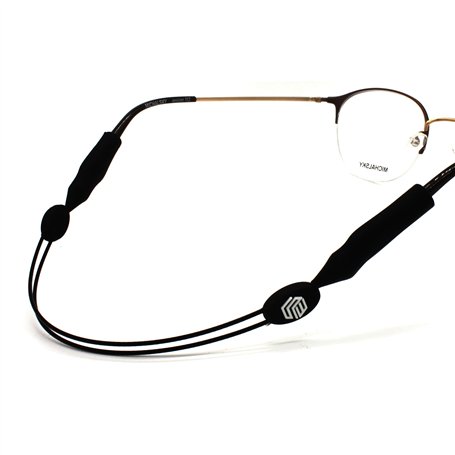 Seelwerk Cordon à lunettes réglable en set de 2 - Cordon à lunettes de sport pour femmes