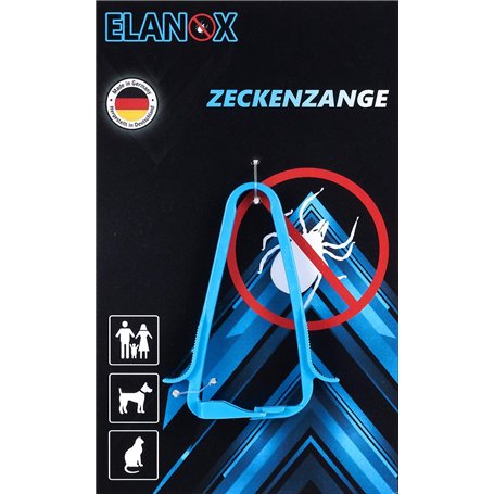 ELANOX Pet Pince à Tique avec Fonction de Levage enlèvement sûr de la Tique sans Glisser