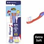 Signal Brosse à Dents Mario Kids 0-6 Ans Extra-Souple x3