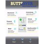 BUTTSAVER Lot de 20 housses de siège de toilette jetables emballées individuellement - Fabriquées en UE - En papier et film pour