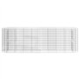 Gabion Plateforme surélevée en fer galvanisé 330 x 50 x 100 cm