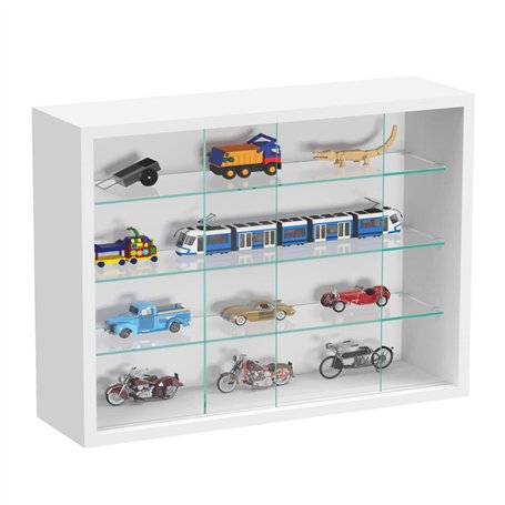 VDD Vitrine Debout vitrine Murale Suspendue - Portes coulissantes - 50 x 40 x 13 cm