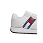 Tommy Jeans Baskets de Running Homme Chaussures de Sport, Blanc (White), 43