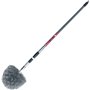 Synx Tools ragebol avec manche télescopique - Poussière - Plumeau - Roulette d'araignée avec manche télescopique 175 cm - Gris -
