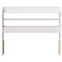 vidaXL Tête de lit avec étagères Blanc 90 cm Bois Massif de pin, tête de lit en Bois, tête de lit avec Rangement, tête de lit su