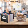 Trieur A4 25 Compartiments avec Étiquettes, Porte Documents Extensible pour Bureau/École, Classeur Souple Résistant et Étanche a