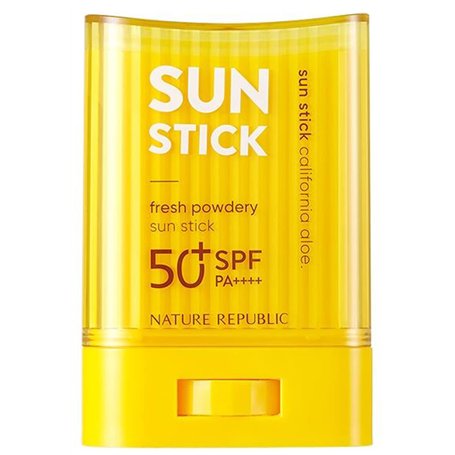 Nature Republic Fresh Powdery Sun Stick SPF50+/PA++++ Waterproof Sun Stick 22g Korean Skincare