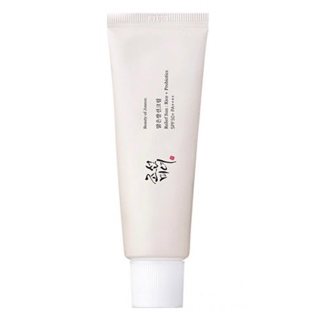 Beauty of Joseon Crème solaire Rice Probiotics SPF 50+ aux extraits de riz.