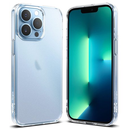 Ringke Compatible avec Coque iPhone 13 Pro Max Anti-Empreintes Digitales [Fusion Matte] Translucide Solide Rigide Polycarbonate