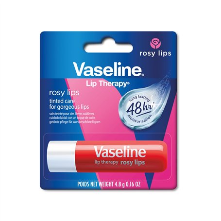 Vaseline Lip Therapy Rosy| Baume à lèvres teinté nourrissant | Hydratant pour les lèvres (Rosy (1 Pièces))