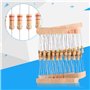 Kit de résistances 1000pcs Résistances à Couche de Carbone 1/2 Watt 1-10M Ohm 100 valeurs Résistance Assorties 5% Résistances de