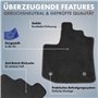 Walser Premium Tapis de Sol en Velours Feutre aiguilleté Compatible avec Renault Master II 1998-auj.