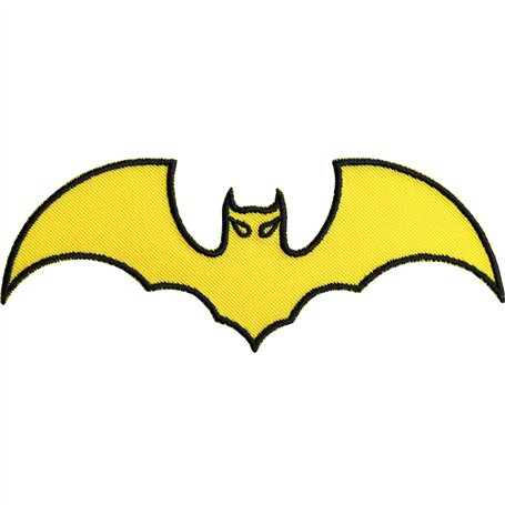 Patch Batman | Superhero Écusson thermocollant à coudre/repasser Logo chauve-souris Superhéros Comics Fan | Badge Batmen pour un