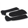 Dilwe Pad de Planche de Surf, 3 pièces antidérapant Traction Pad Tailpad Deck Grip pour Les Planches de Surf Surf ou Skimboard(N