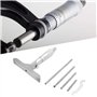Kuuleyn Jauge de micromètre de Profondeur, 0.01mm Haute précision tête Ronde Profondeur micromètre jauge jauge Outil de Mesure +