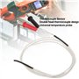 UA23 Fils de Test Multimètre, Capteur de Thermocouple Électrique pour Multimètre pour une Prise Standard de 4 mm Cordon de Sonde