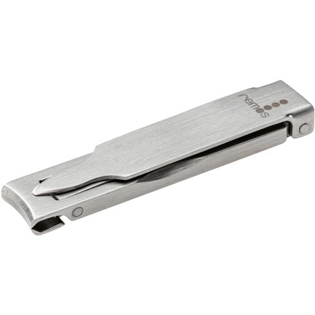 REMOS Coupe-Ongles avec lime à ongles - plat & compact en acier inox - 6cm