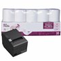 Rouleaux thermiques 80mm x 80m x 12mm – Bobine papier thermique pour caisse enregistreuse avec imprimante de ticket - Rouleau th