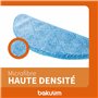 BAKUUM Pack de 4 serpillères pour Cecotec Conga 2290 Ultra. Accessoires plus longue durée et nettoyage efficace. Exclusif pour C