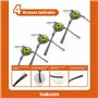 BAKUUM x4 brosses pour LEFANT M2 M210 M210S M210B M210P M213. Pack balais latéraux. Pack de pièces de rechange et accessoires po