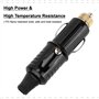 Prise Allume-Cigare 12V, Connecteur Allume-Cigare 12V avec fusible 15A Adaptateur de Prise Allume-Cigare pour enregistreur de Co