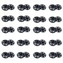 20 Ensembles Pression a Coudre, 21 mm Bouton Pression en Métal, Coudre des Boutons, Fermetures à Pression Bouton pour DIY, Sac à