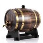 Oumefar 3L chêne Bois vin tonneau rétro Bois Grain Decor chêne Bois Seau à vin conteneur vin Brandy Whisky Bourbon Tequila chêne