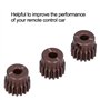 Drfeify Pignon de Moteur RC, Engrenage à Pignon en Acier 3 Pièces 48DP 17T Compatible avec Moteur sans Balai/brossé pour Voiture