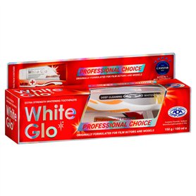 Dentifrice Blanc Glo Professional Choice Extra Strength Whitening Toothpaste sans saveur
