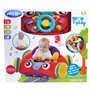Playgro Voiture en Peluche avec Volant, Musique et Effets Lumineux, À partir de 6 mois, Music and Lights Comfy Car, Multicolore,