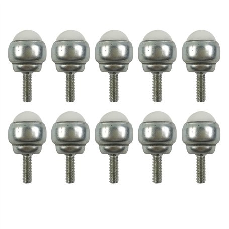 Telituny 10 Roues à Billes en Acier au Carbone