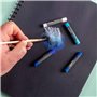 MONT MARTE Pastels à l'huile – 24 Pièces – Pastel Sec Doux Hydrosolubles – Couleurs intenses, haute Pigmentation – Idéal pour la