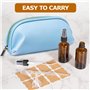 Flacon Spray Vide Verre 50ml, Lot de 6 flacons pulvérisateurs vides bouteilles en verre marron Kit avec entonnoir, pipettes et é