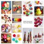 KNEWMART Pom Pom Maker,4 Tailles Fluff Ball Weaver Needle PomPom Maker Set-DIY Pompoms Kits de fabrication de poche artisanale-J