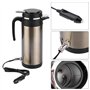 Thermos de Voyage de Bouilloire électrique de Voiture d'acier Inoxydable de 1200ML 12V/24V Bouteille d'eau de Chauffage pour Le 