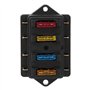 Porte-fusible de lame de voiture, Voies Boîte Fusibles support de bloc de boîte à fusibles de lame Standard de Circuit 12-24V av