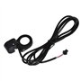 Pwshymi Interrupteur de Guidon de vélo électrique Accessoire de Bouton de commutation de klaxon en Plastique de vélo pour Scoote